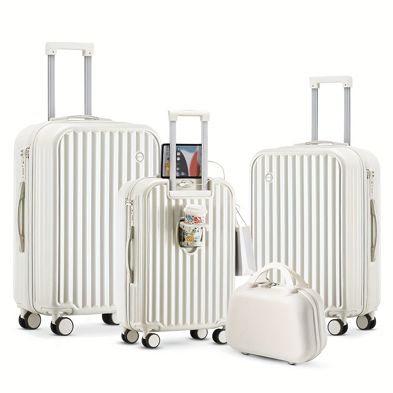 Polycarbonate Luggage Sets 4 Piece With Spinner Wheels