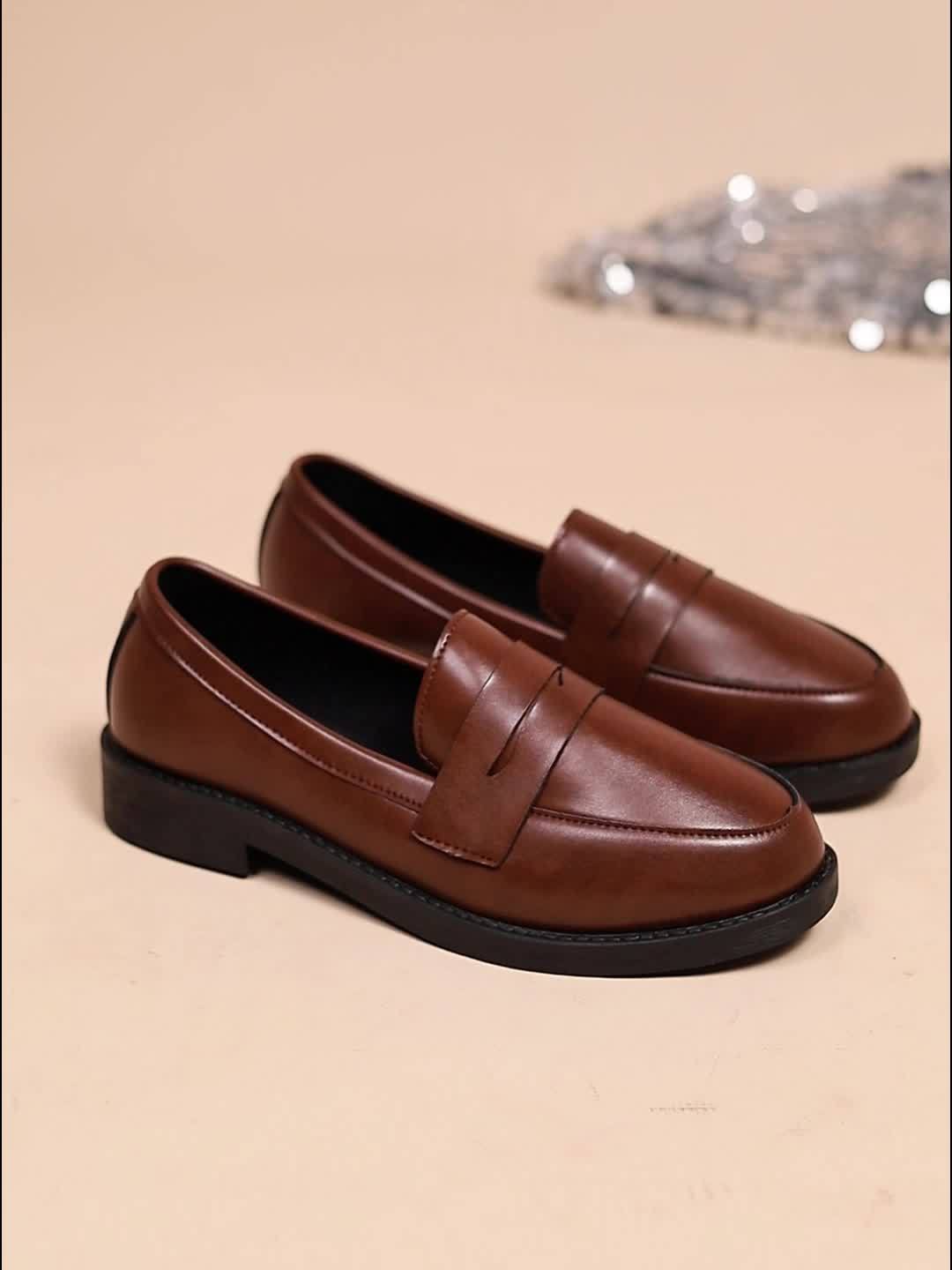 All Nations Emporium Elegant Penny Loafers For Women