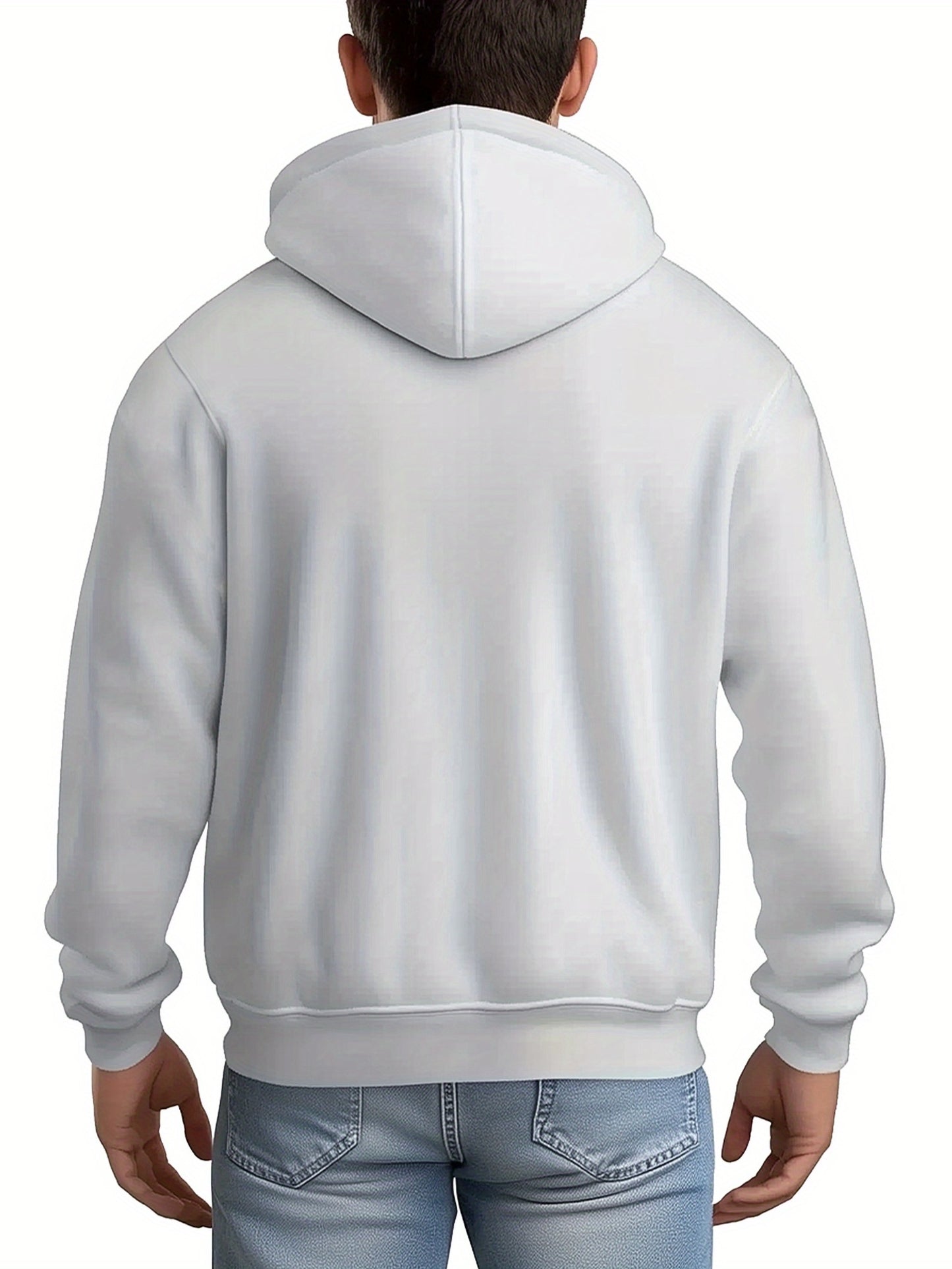 Desi Mens Full Zip Hoodie With Front Pockets Sweatshirt