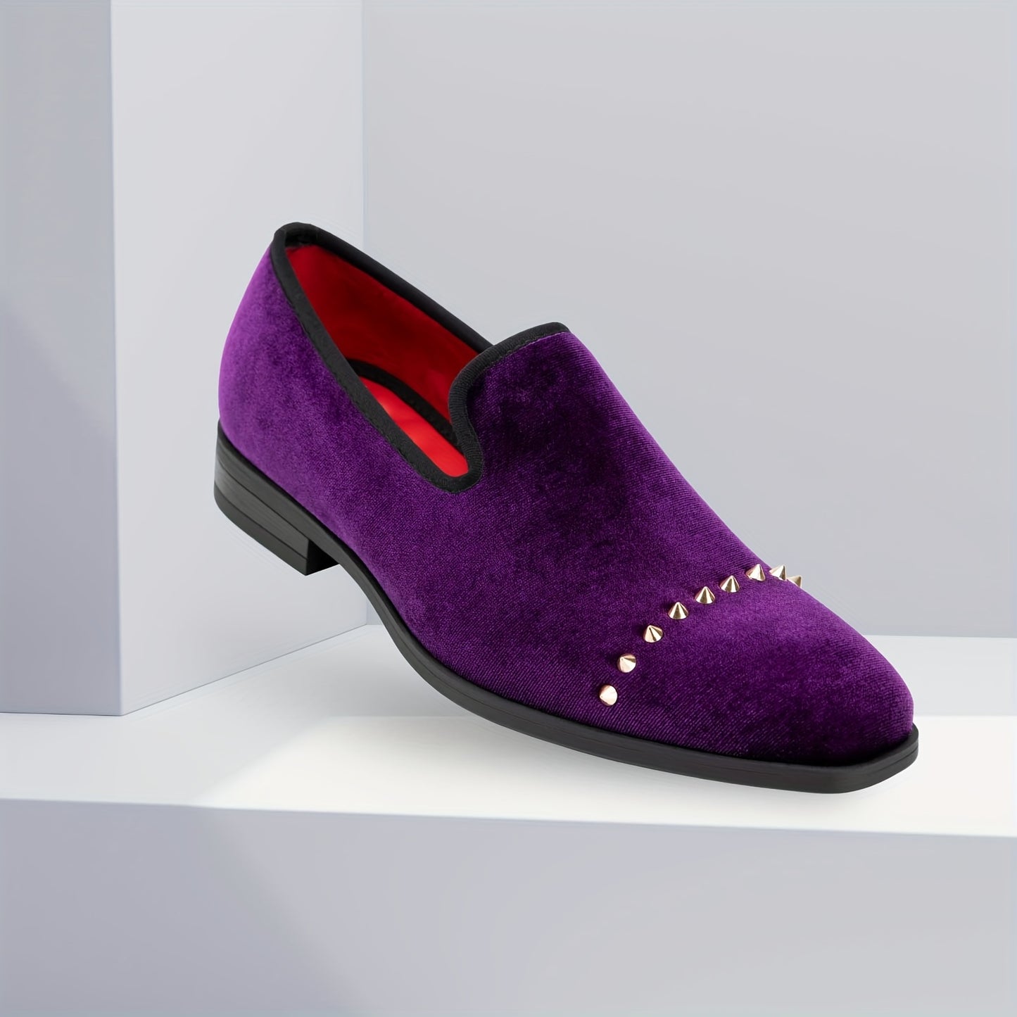 Mens Elegant Wedding Fashion Loafers Slip On Party Shoes