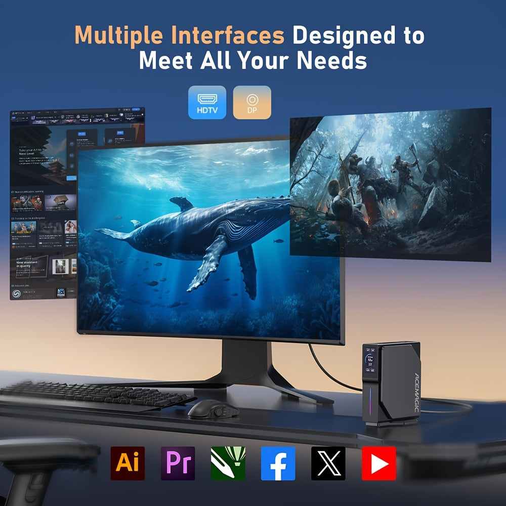 ACEMAGIC S1 Mini PC Business Desktop Intel 12th Gen
