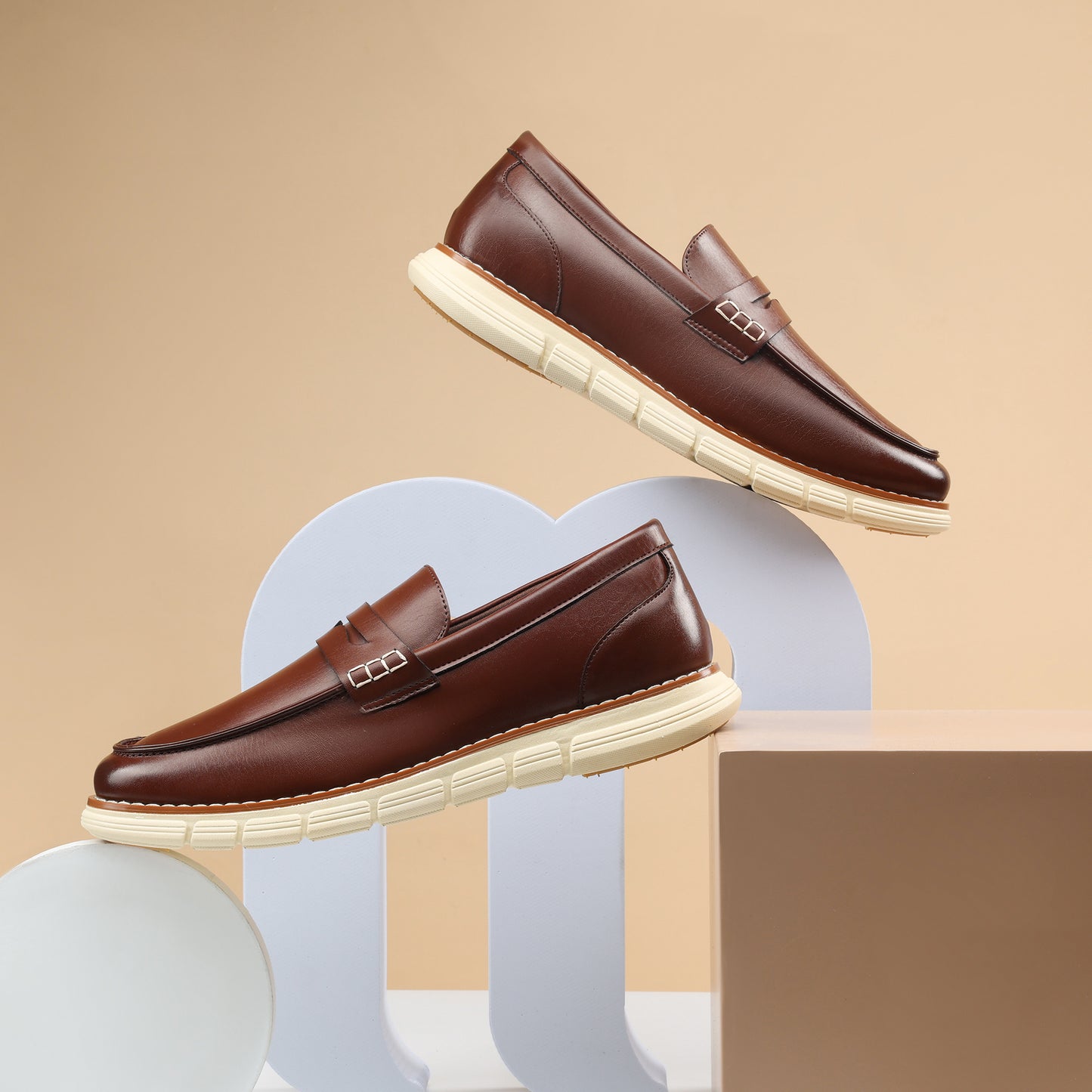Bruno Marc Men's Classic Slip On Loafers Rubber Sole
