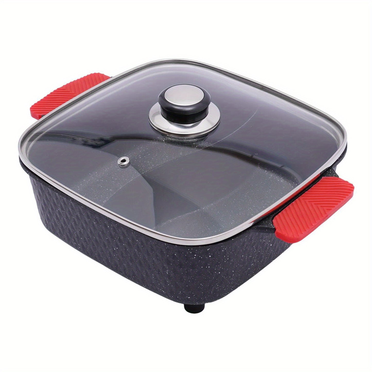 GDRASUYA10 2In1 Electric Grill And Hot Pot Smokeless