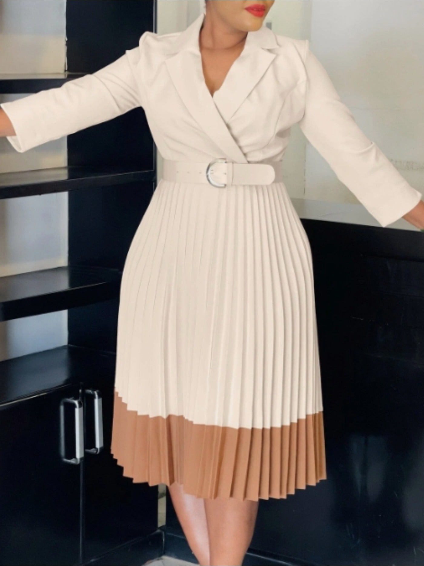 Elegant Satin Robe Midi Dress For Women Casual Summer