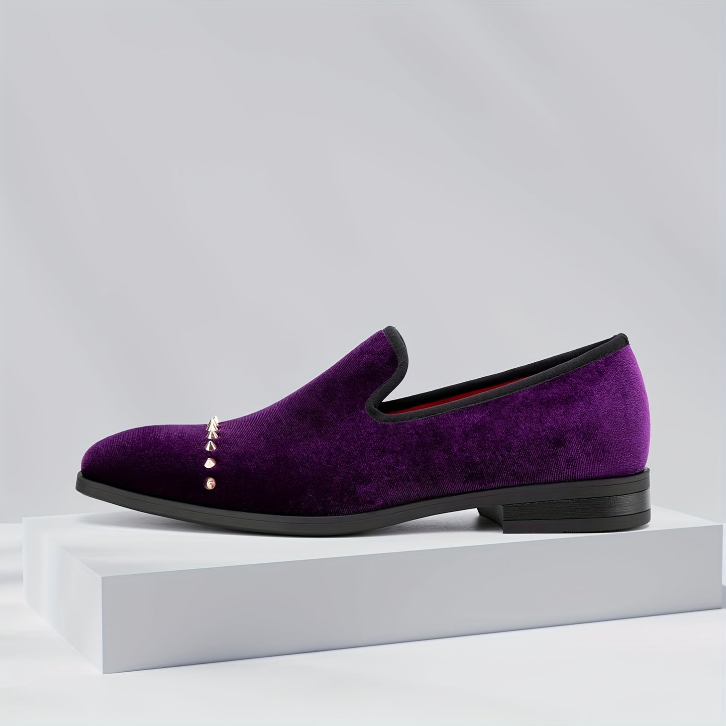Mens Elegant Wedding Fashion Loafers Slip On Party Shoes