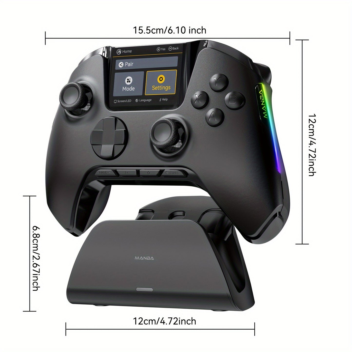 FIEHDUW Wireless Gaming Controller For PC Switch Android