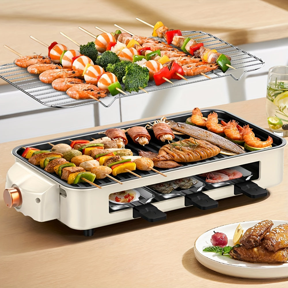 All Nations Emporium Indoor Electric Grill 2 In 1 Home Use