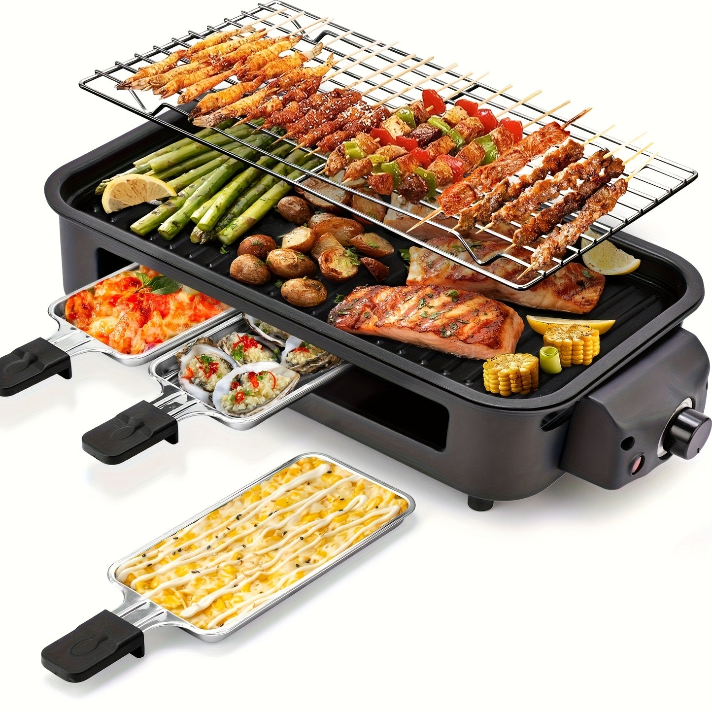 All Nations Emporium Smokeless Electric Griddle Nonstick