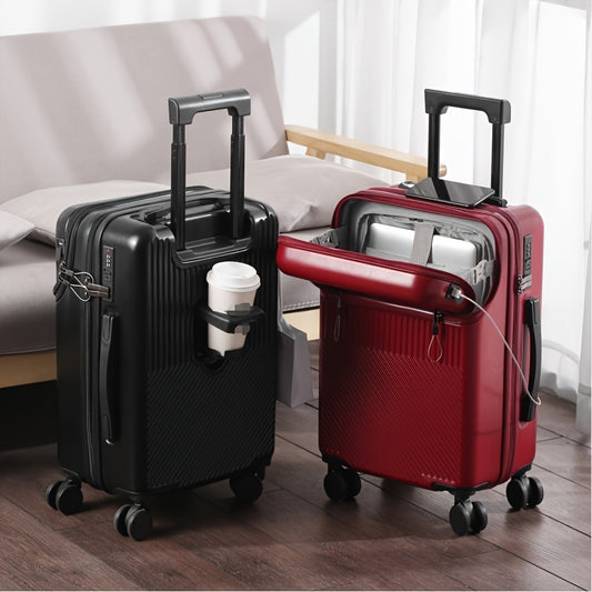 1pc 20 Inch Luggage, Travel Function Boarding Case, Luggage with Password Lock And Wheels, Suitable for Daily Use As A Neutral Bag Big Capacity Suitcase