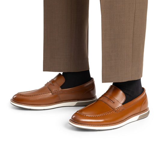 BRUNO MARC Men Slip On Penny Loafers Vegan Dress Shoes