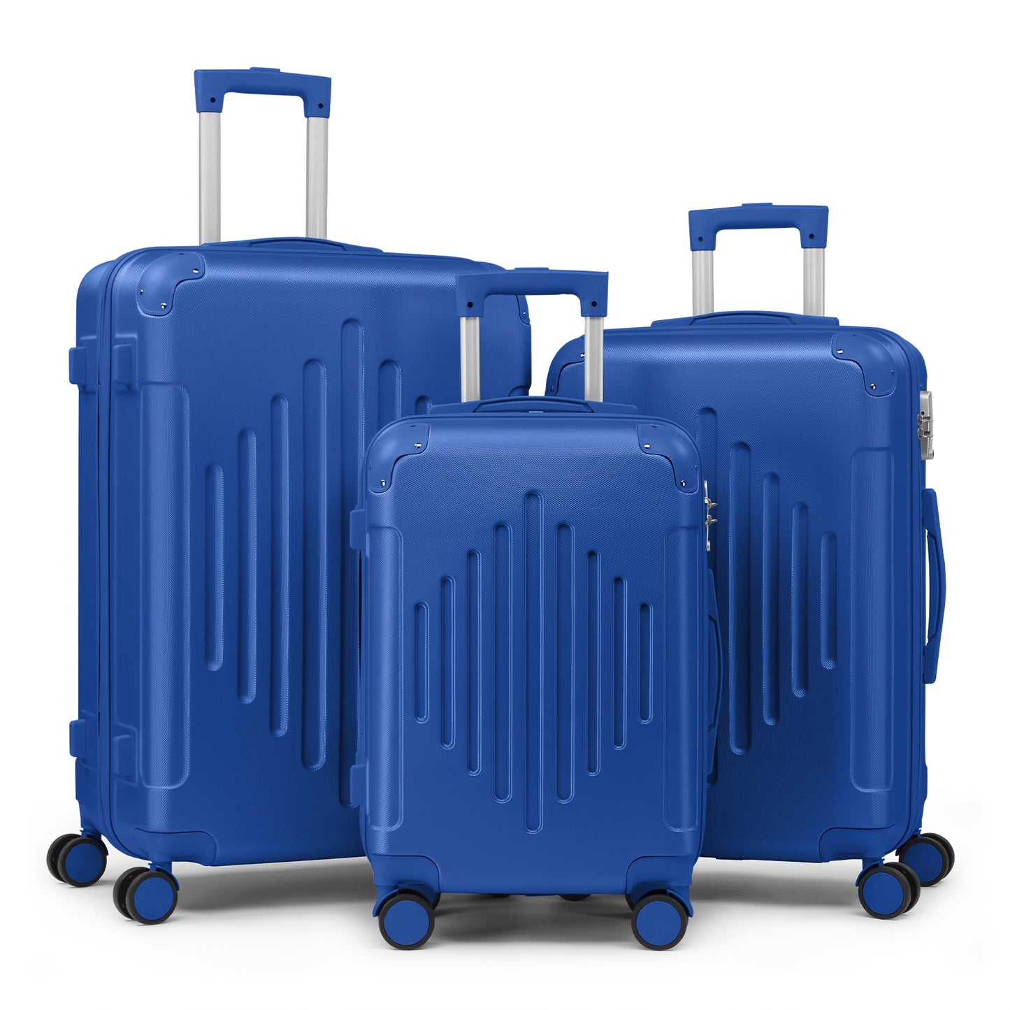 AutoForever 3 Piece ABS Hardshell Luggage Set With TSA Lock