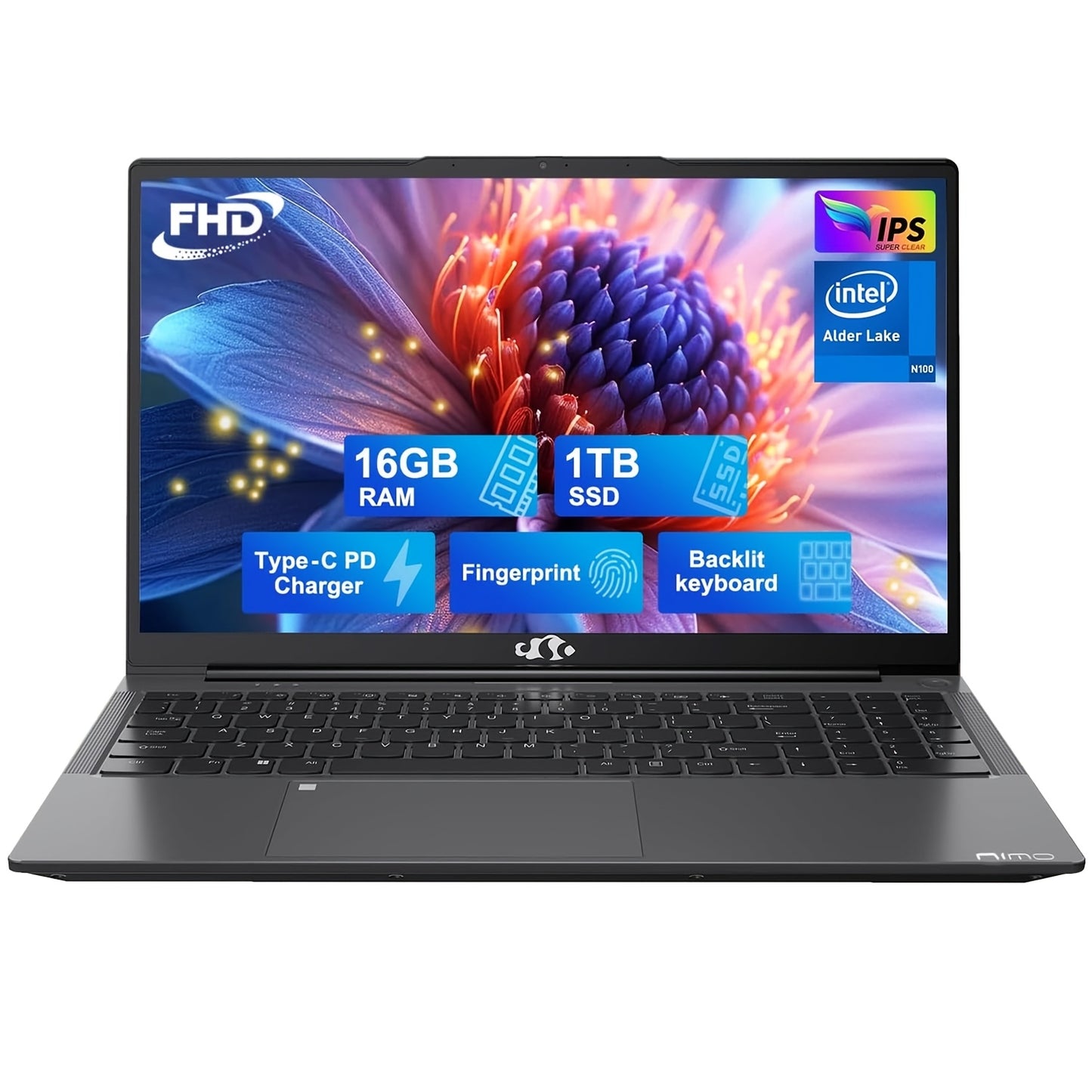 Intel Pentium N100 Laptop 16GB RAM 1TB SSD With WiFi 6