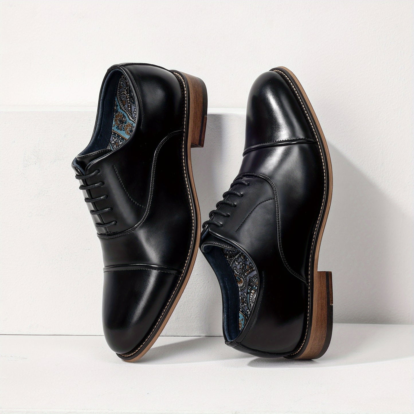 Bruno Marc Men's Oxford Formal Shoes Classic Pointed Toe