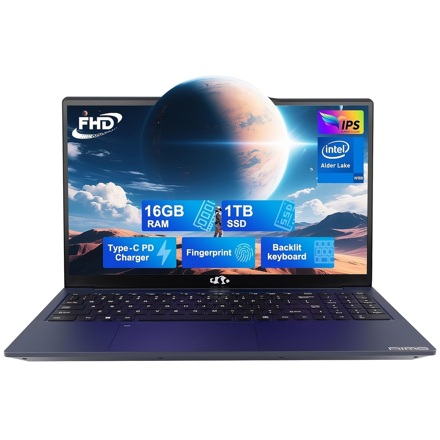 Intel Pentium N100 Laptop 16GB RAM 1TB SSD With WiFi 6