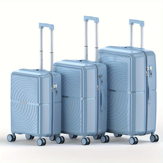 Nazhura 3 Piece Hardside Luggage Set Premium Travel Gear