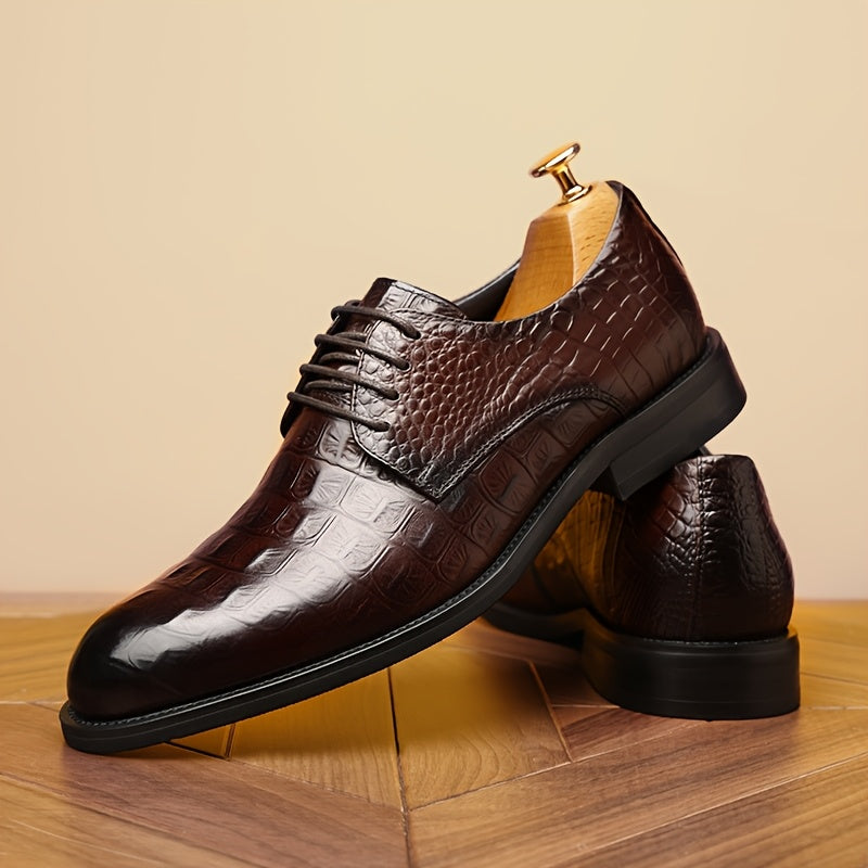 Men's Loafer Shoes Pointed Toe Cow Leather Upper All Season