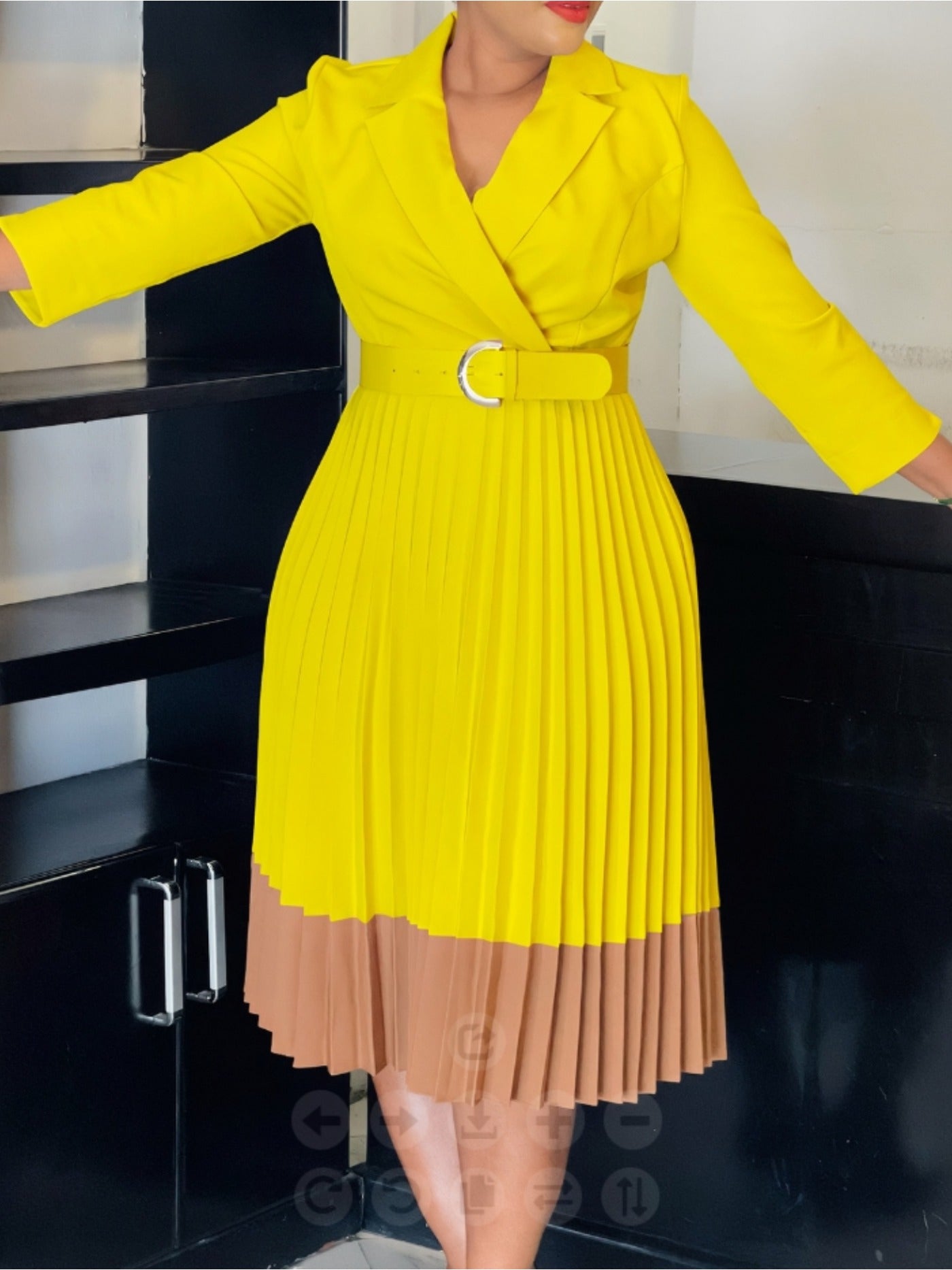 Elegant Satin Robe Midi Dress For Women Casual Summer
