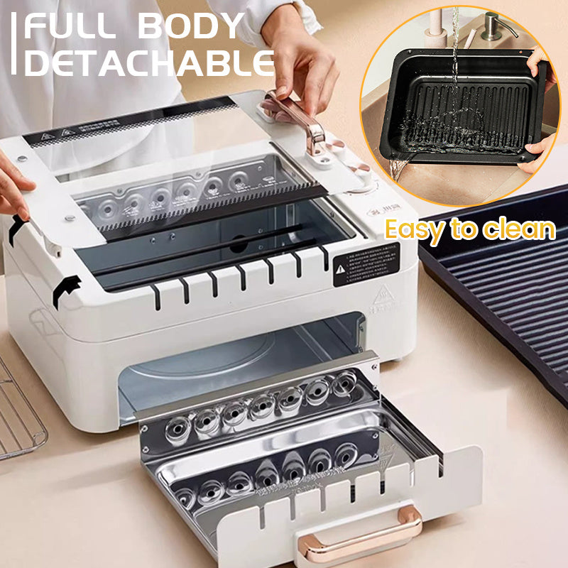 All Nations Emporium Smokeless Electric Grill Temp Control
