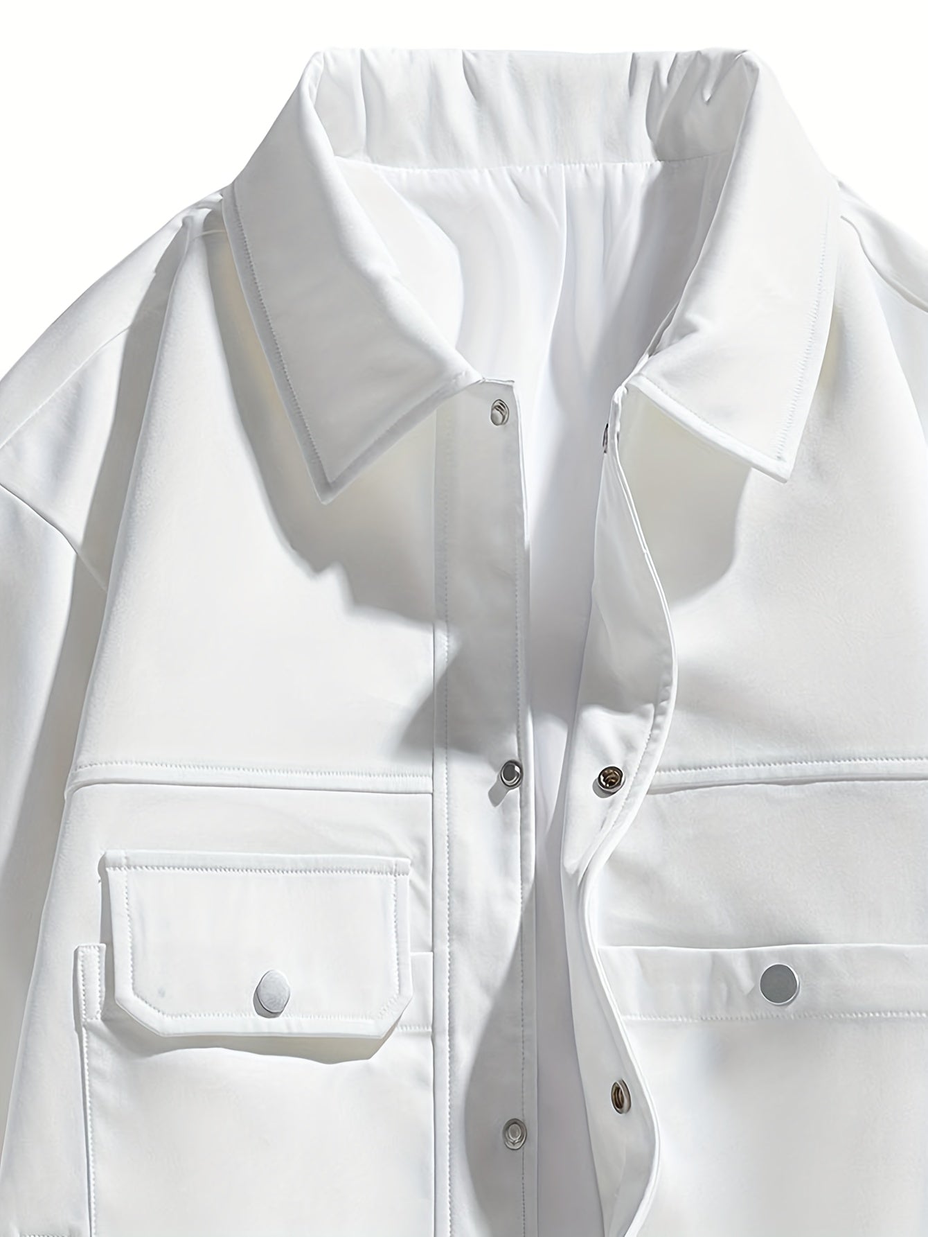 Nosize Men Heavyweight Denim Jacket Lapel Button Front
