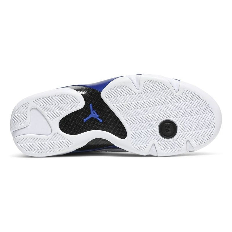 Nike Air Jordan 14 Retro White Hyper Royal Sneaker Edition