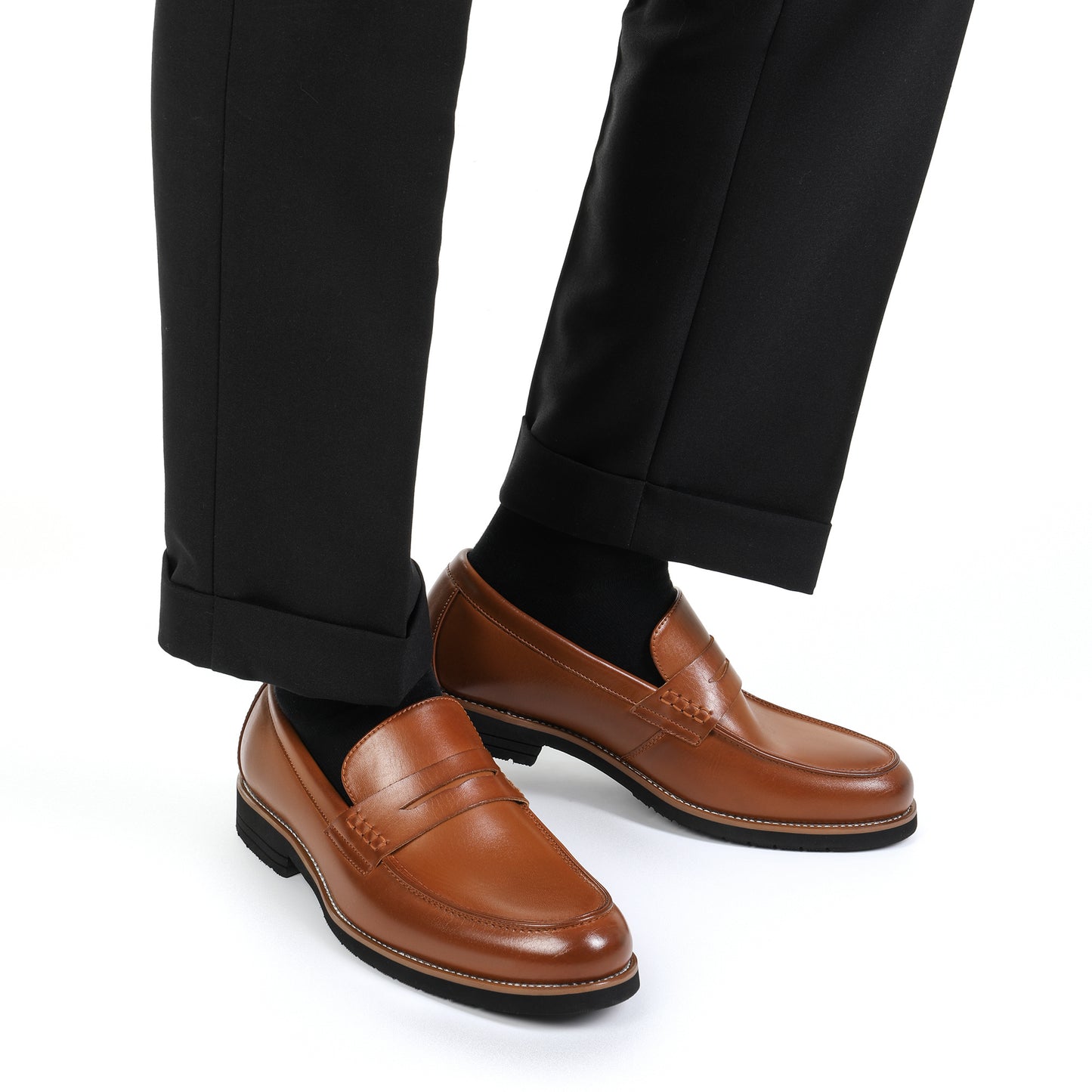 Bruno Marc Mens Dress Slip On Penny Loafers Business Shoes