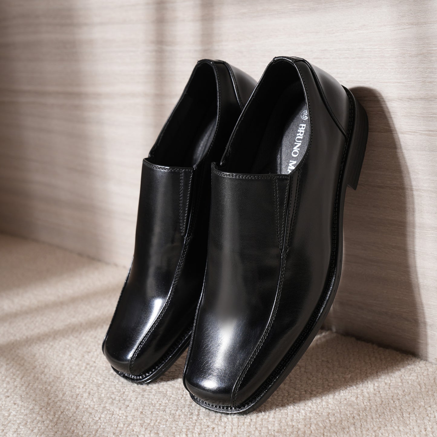 Bruno Marc Mens Slip On Dress Loafers Durable Comfort