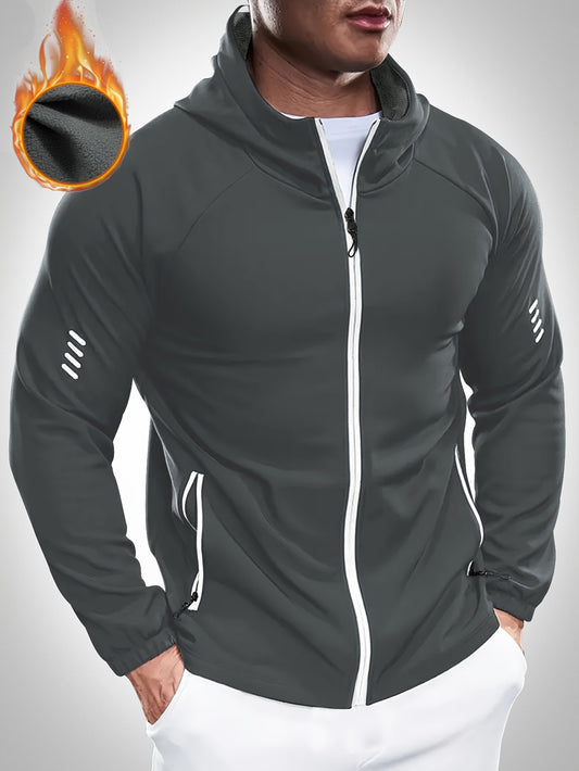 Keevoom Hooded Zipper Cardigan Jacket For Outdoor Activities
