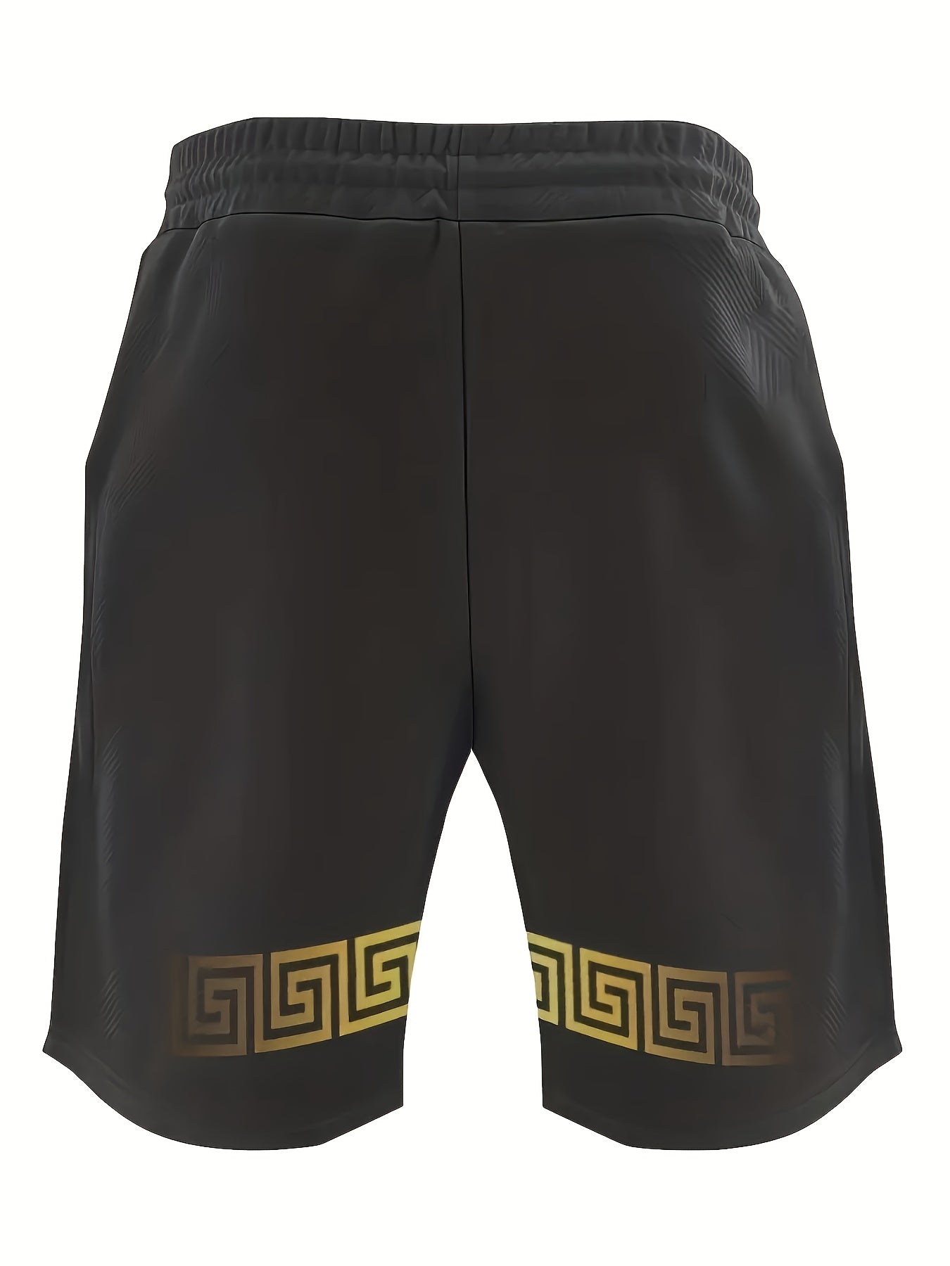 Geometric Pattern Men Two Piece Set For Daily Casual Wear