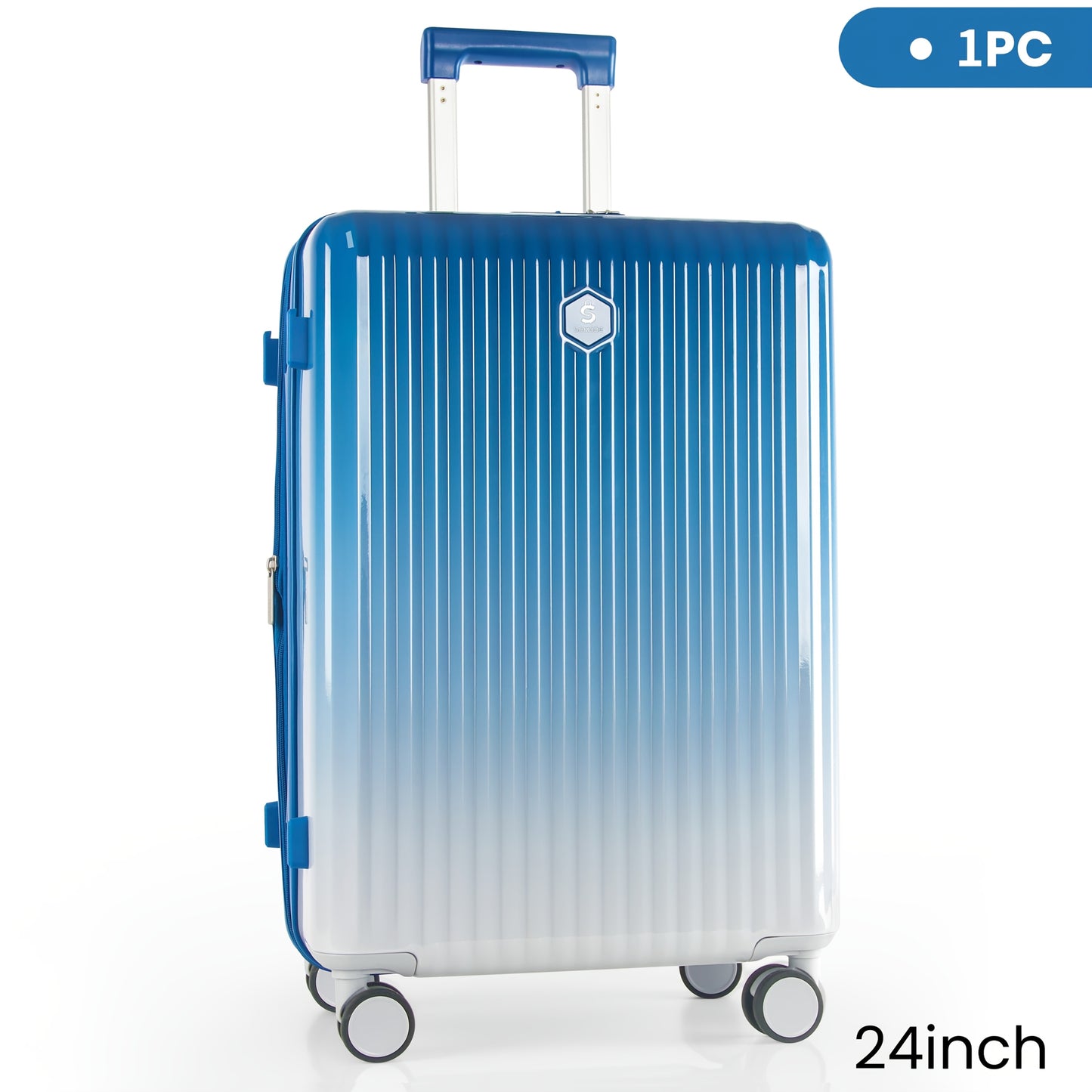 Expandable Hard Shell Luggage With Spinner Wheels TSA Lock