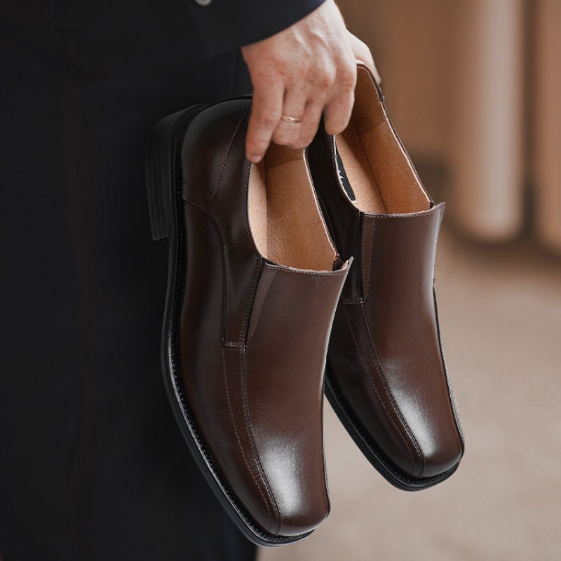 Bruno Marc Mens Slip On Dress Loafers Durable Comfort