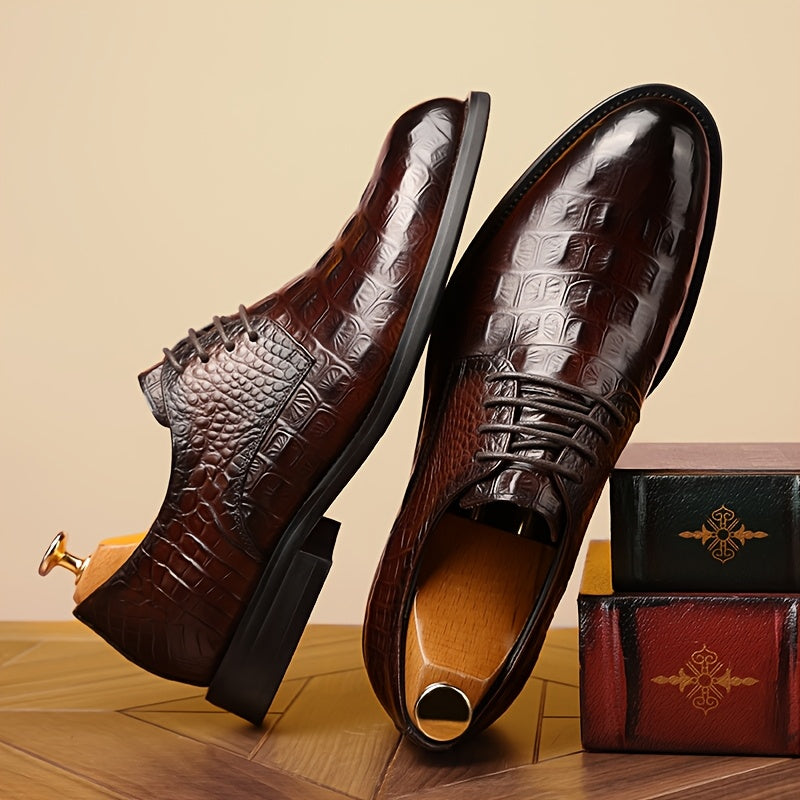 Men's Loafer Shoes Pointed Toe Cow Leather Upper All Season