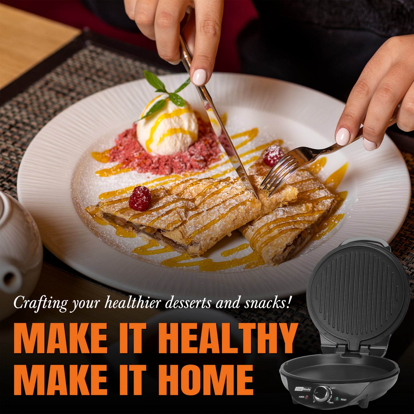 Tastetide Electric Griddle Nonstick Quesadilla Maker