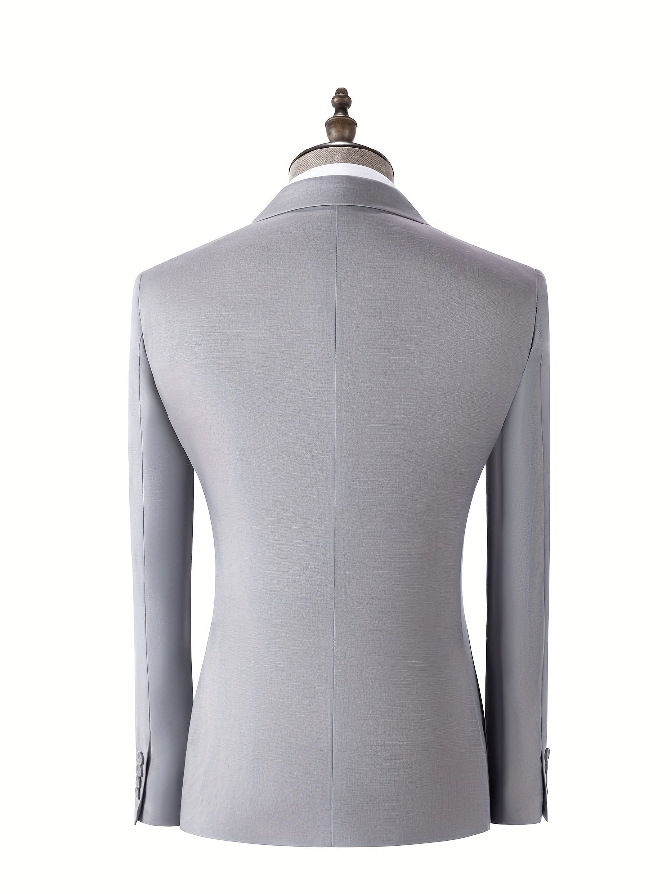 Naples Cotton Linen Men Suit Two Piece Slim Fit Tuxedo Set