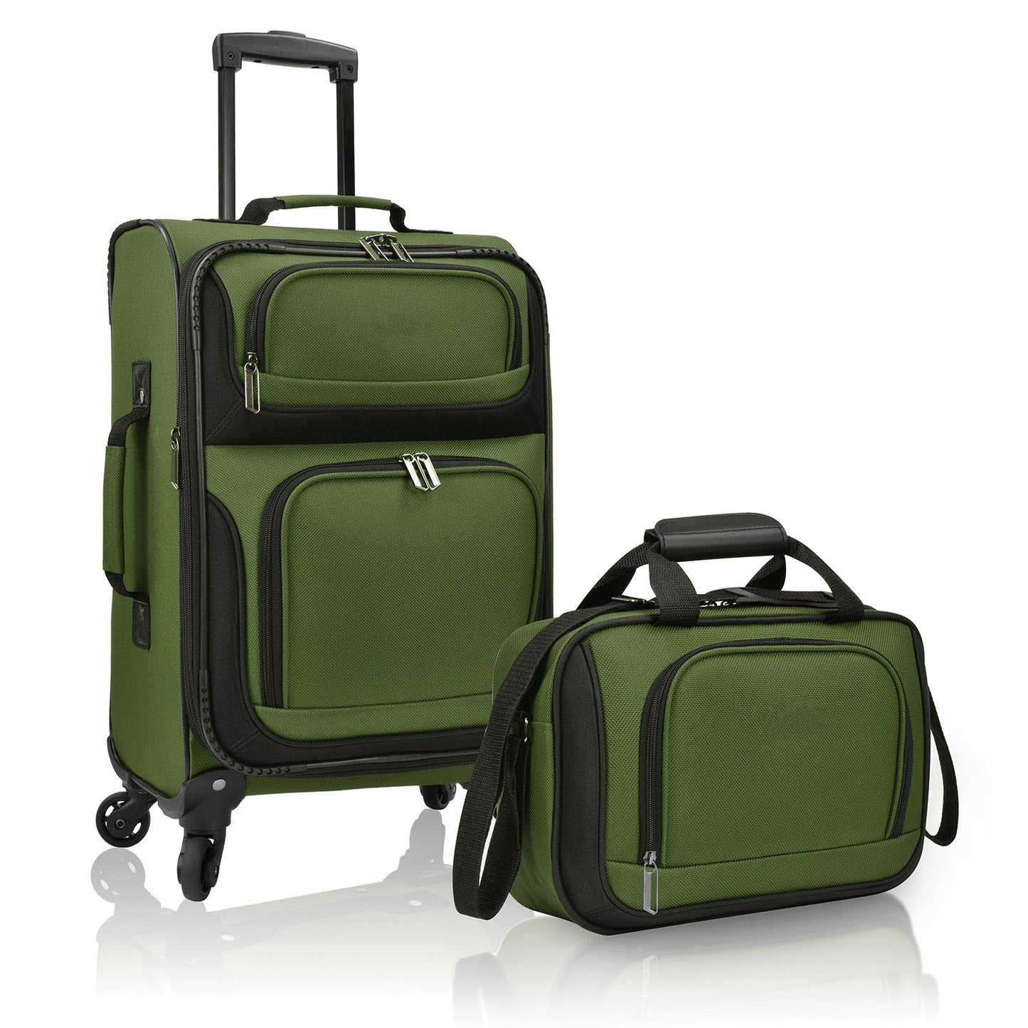 US Traveler Rio II TwoPiece CarryOn LuggageCase Set