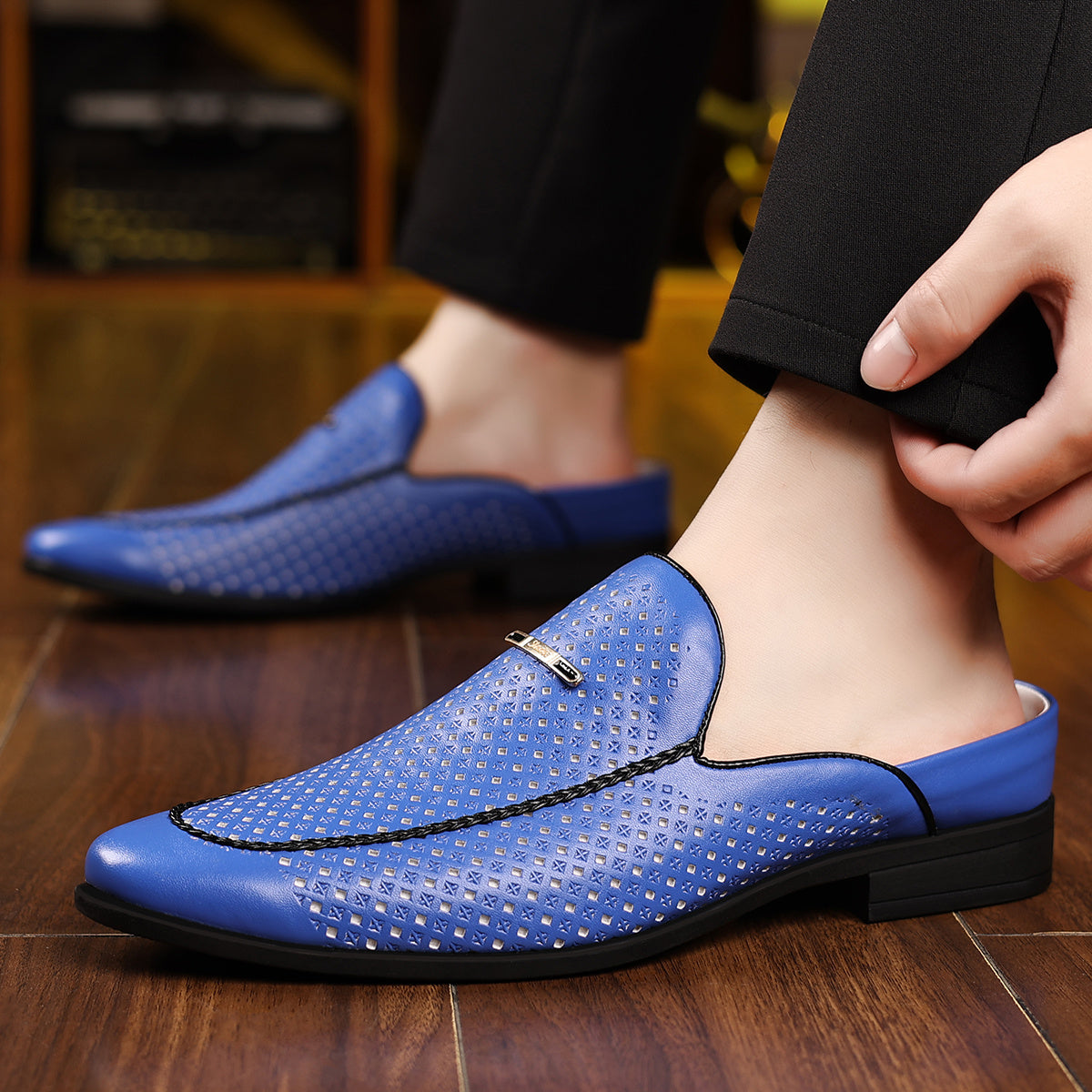 Men Slip On Loafers Lightweight Breathable Casual Shoes