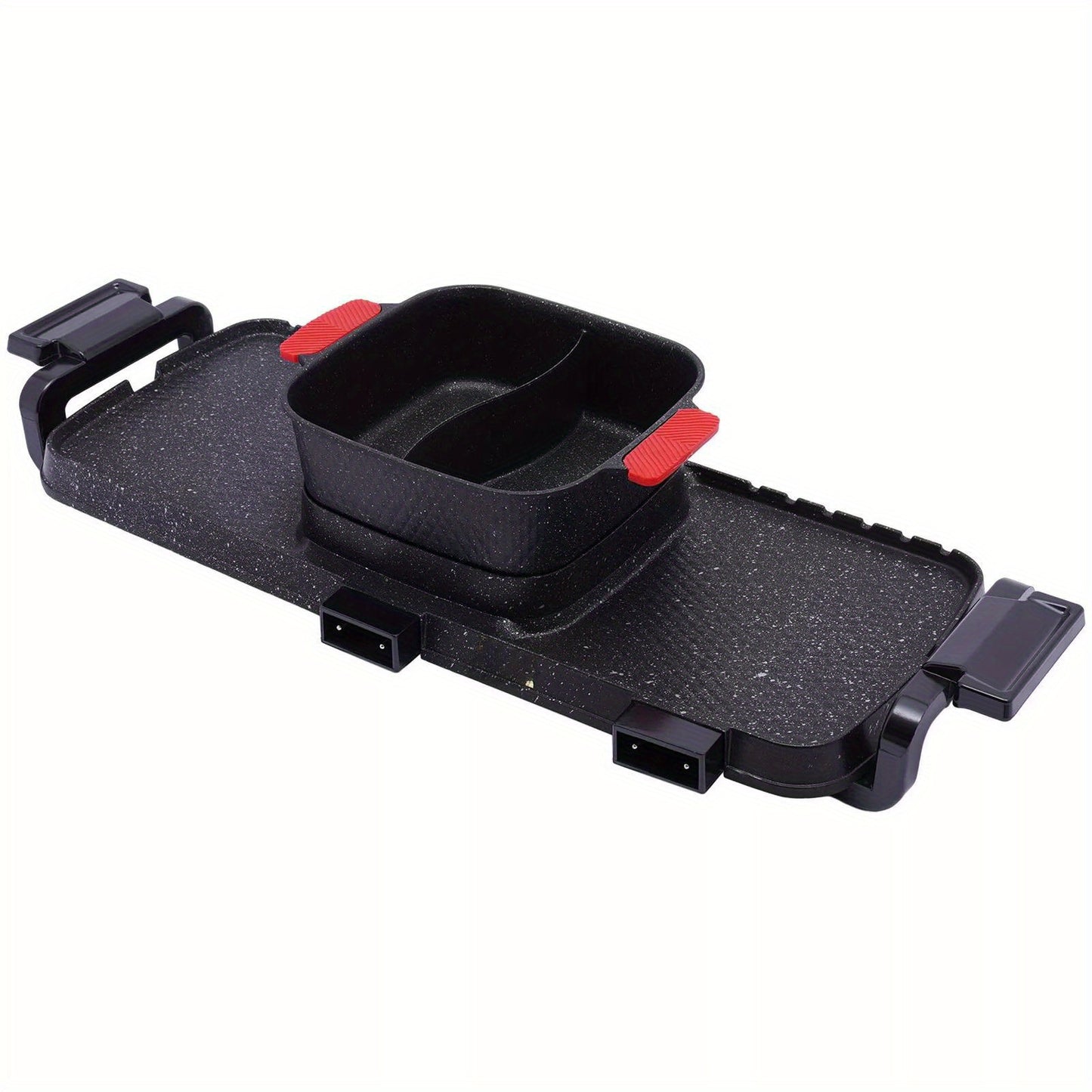 GDRASUYA10 2In1 Electric Grill And Hot Pot Smokeless