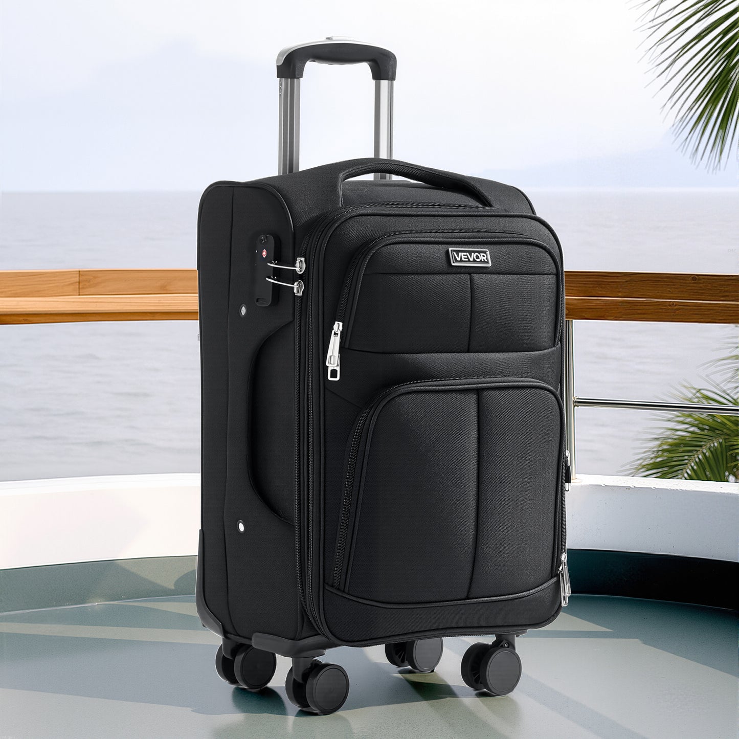 VEVOR Expandable Luggage With Spinner Wheels Carry On