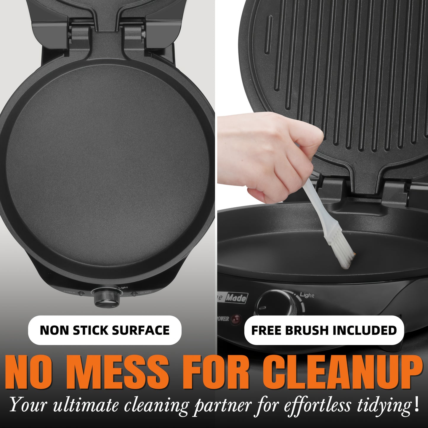 Tastetide Electric Griddle Nonstick Quesadilla Maker
