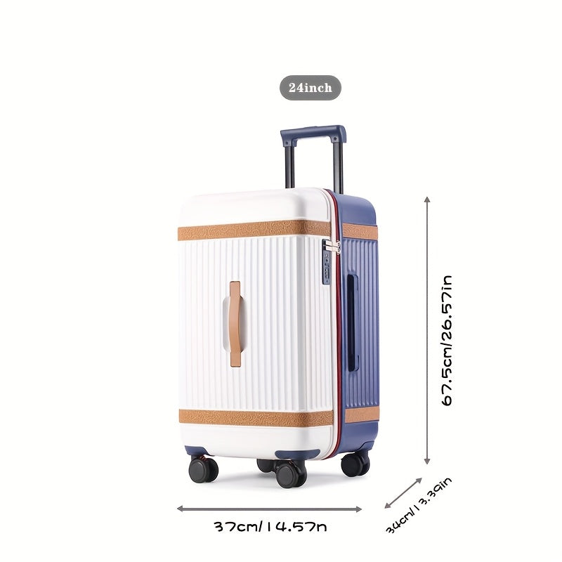 Capacity TSA Lock Suitcase With USB Port And 360 Wheels