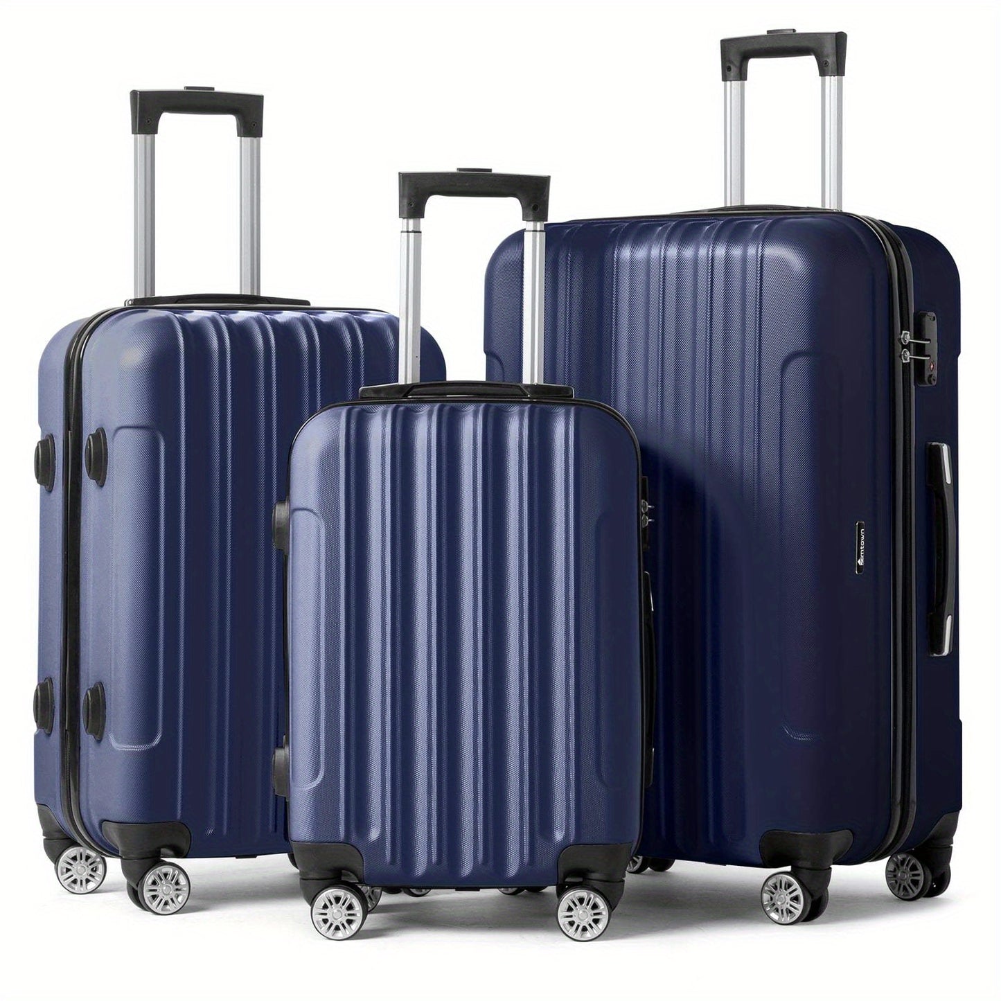 AutoForever Hard Shell Luggage 3pc With 360 Spinner Wheels