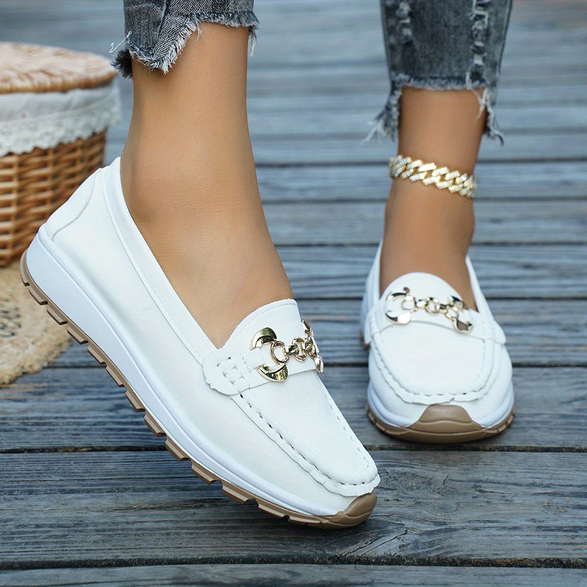 All Nations Emporium Women Slip On Loafers All Season