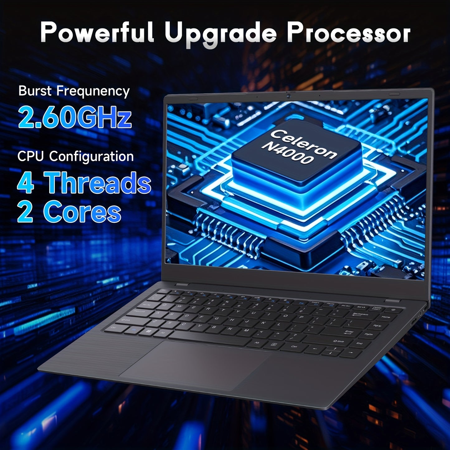 Founder Ultra Thin Gaming Laptop With Celeron N4000 CPU