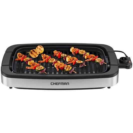 Chefman Indoor Smokeless Grill For Healthy Quick Meals