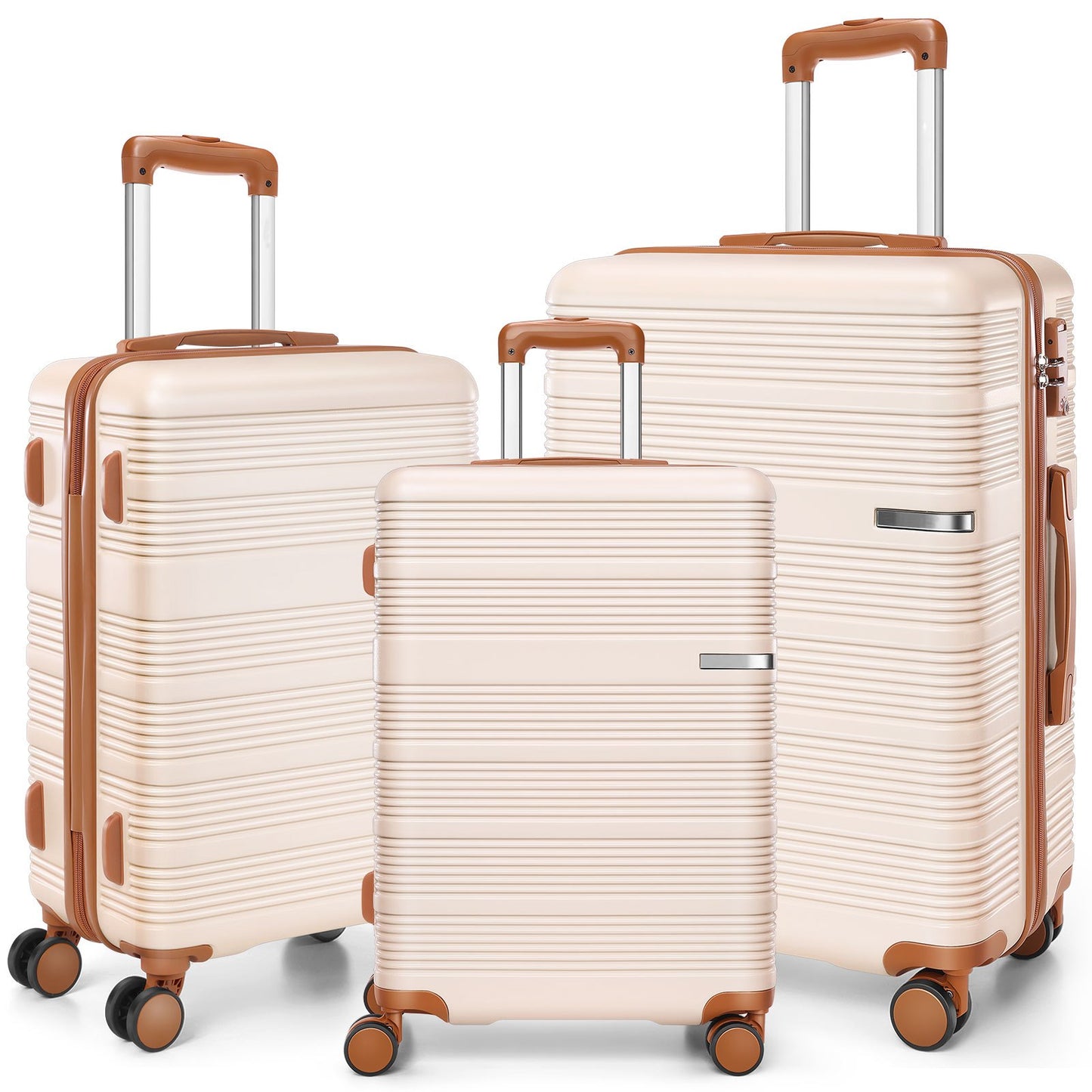 Tooluck Hardshell Luggage Set With Combination Lock