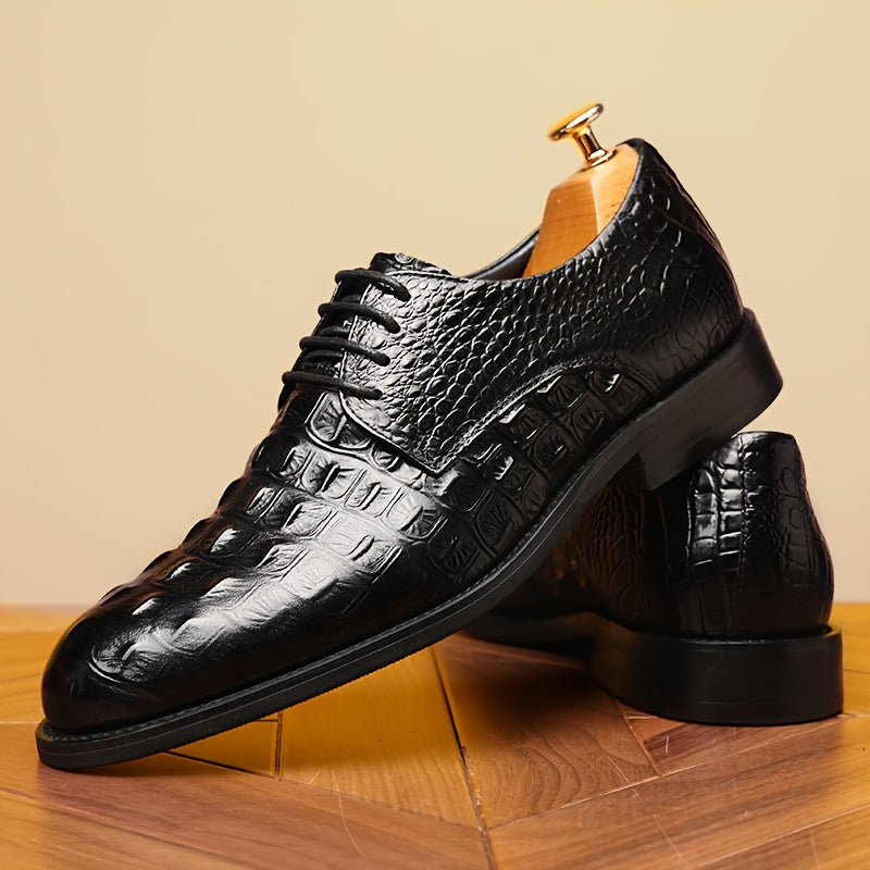 Men's Loafer Shoes Pointed Toe Cow Leather Upper All Season