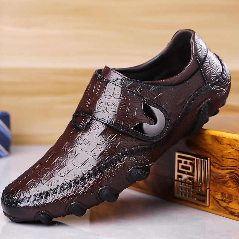 Men's Classic Slip-On Loafers With Non-Slip Rubber Sole