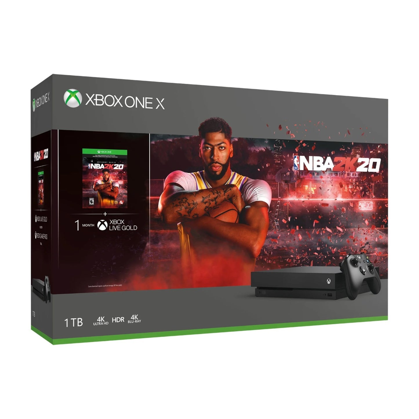 Microsoft Xbox One X NBA 2K20 Gaming Console Bundle Edition