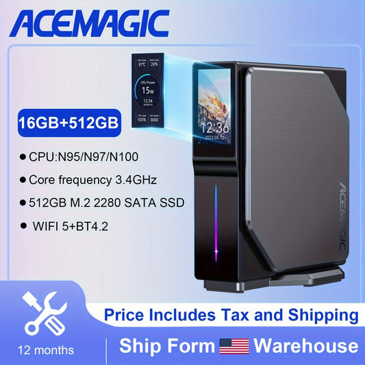 ACEMAGIC S1 Mini PC Business Desktop Intel 12th Gen