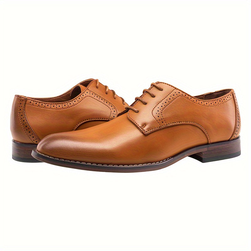 VOSTEY Wingtip Brogue Oxfords For All Season Comfort