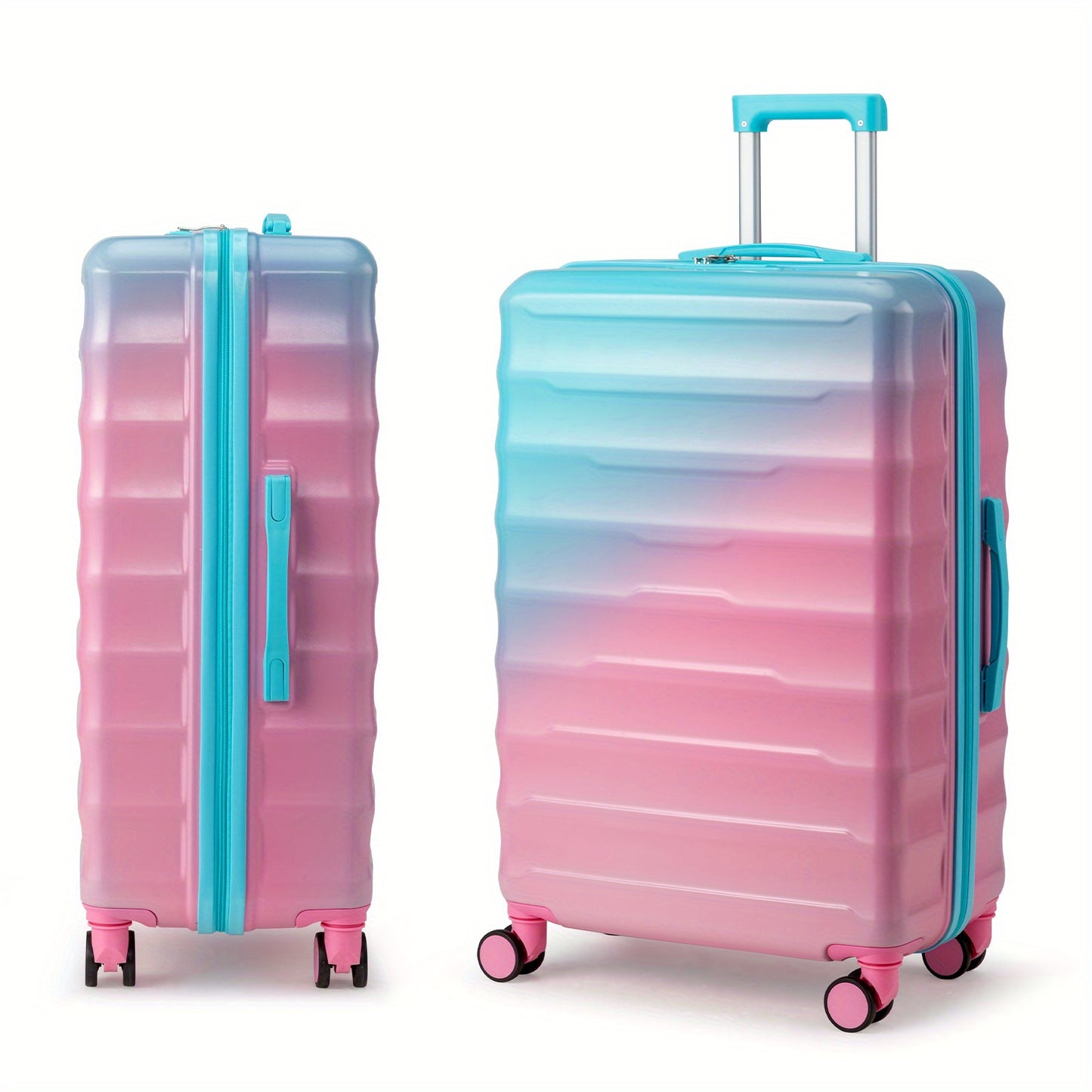 LEADZM Gradient Luggage Set ABS Hardshell Spinner TSA Lock